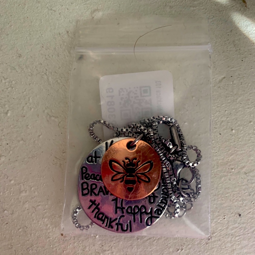 Bee happy necklace